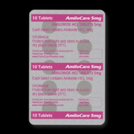 Commander Amiloride en ligne - Illustration de comprimés