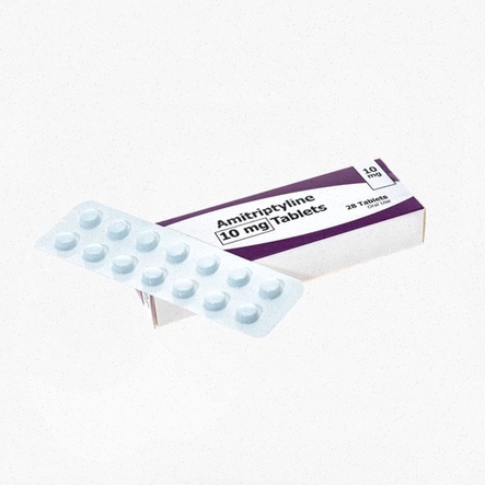 Acheter Amitriptyline - Flacon et comprimés d’Amitriptyline