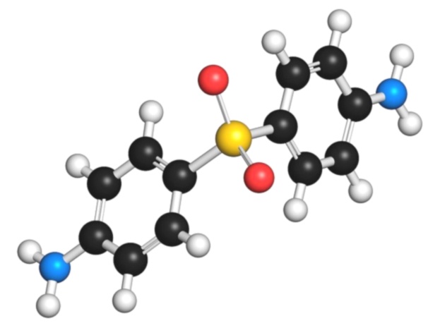 Achat Dapsone - Vue du comprimé et emballage