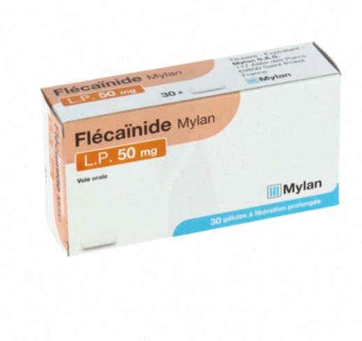Acheter la flécaïnide - Schéma du cœur et comprimés