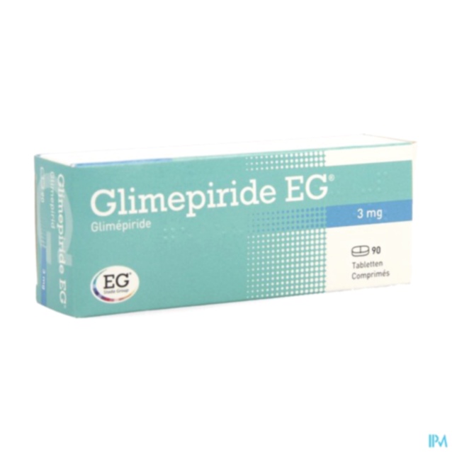 Acheter Glimepiride - Illustration de comprimés et boîte de glimepiride