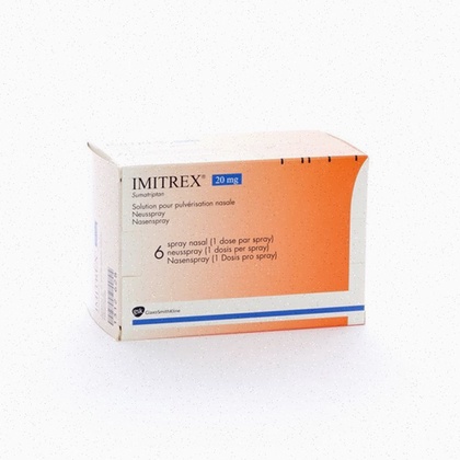 Acheter Imitrex - Illustration d'un comprimé et du logo du médicament