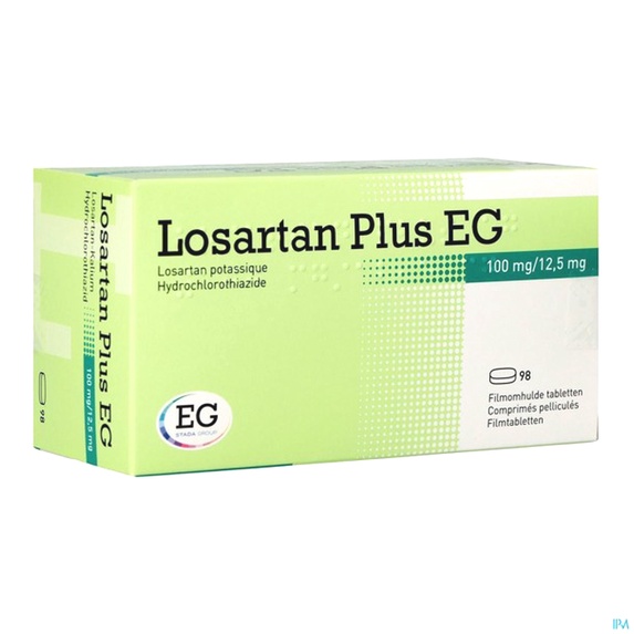 Pack de comprimés génériques de Losartan pour l'hypertension
