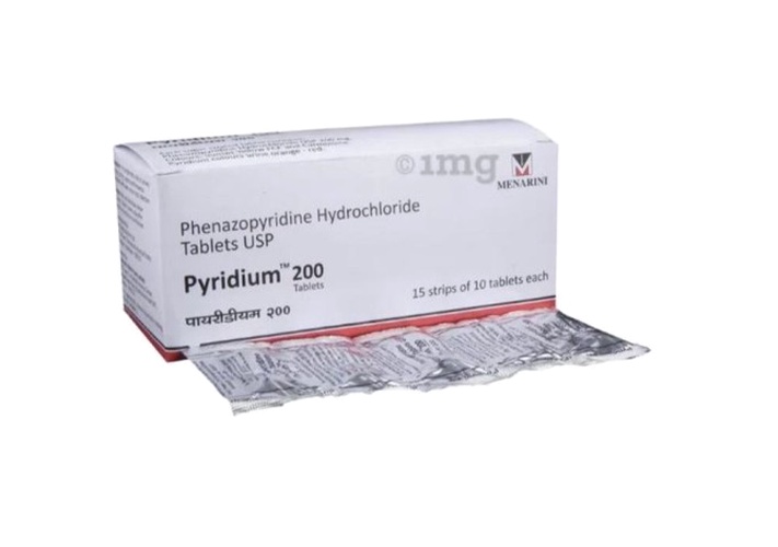 Achat Pyridium - Illustration d'un comprimé et d'un panier en ligne