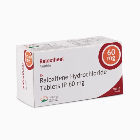 Acheter Raloxifene en ligne - Illustration d'une boîte de comprimés