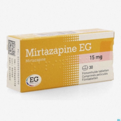 Acheter Remeron - Illustration de comprimés et emballage