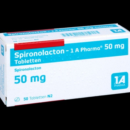 Commander spironolactone - Illustration d’un comprimé et d’une boîte