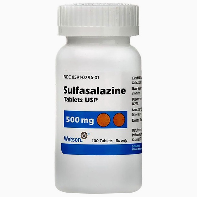 Acheter la sulfasalazine - comprimés et emballage