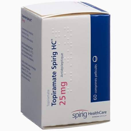 Illustration d’une boîte de Topamax