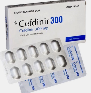 Comprimés de Cefdinir et blister - Acheter Cefdinir pas cher
