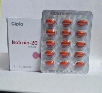 Acheter Isotroin - Illustration d’un flacon et d’une peau nette