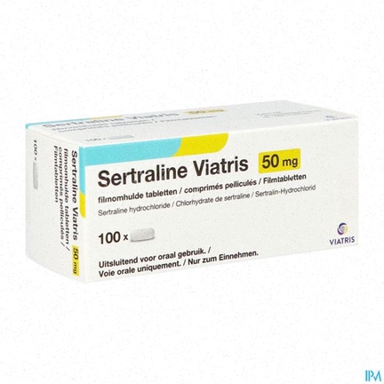 Acheter Sertraline - Illustration de pilules et boîtes de médicament