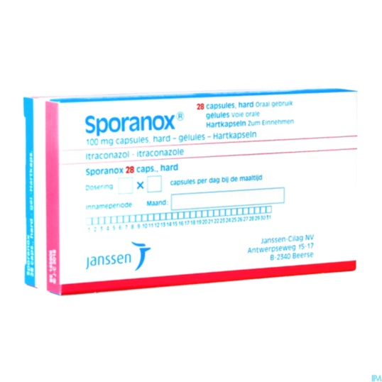 Acheter Sporanox - boîte de comprimés et site en ligne